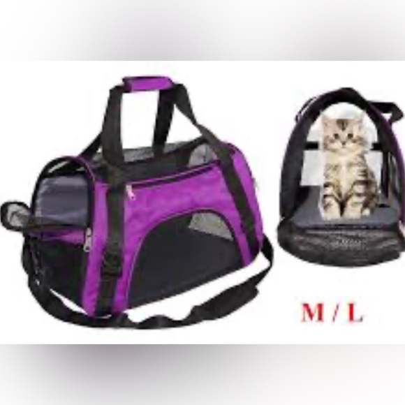 Dog Cat Carrier Travel Tote Bag Comfort - Picture 2 of 9